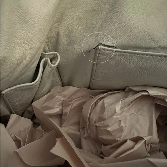 π₯ CHANEL Gorgeous βCCβ logo Bone all-leather braided chain link bag w/ COA. WOW! - Picture 11 of 12